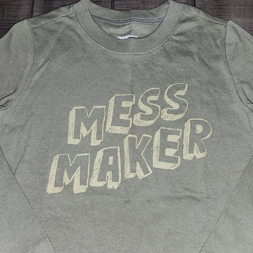 NWT OshKosh B'gosh Olive Long Sleeve Tee